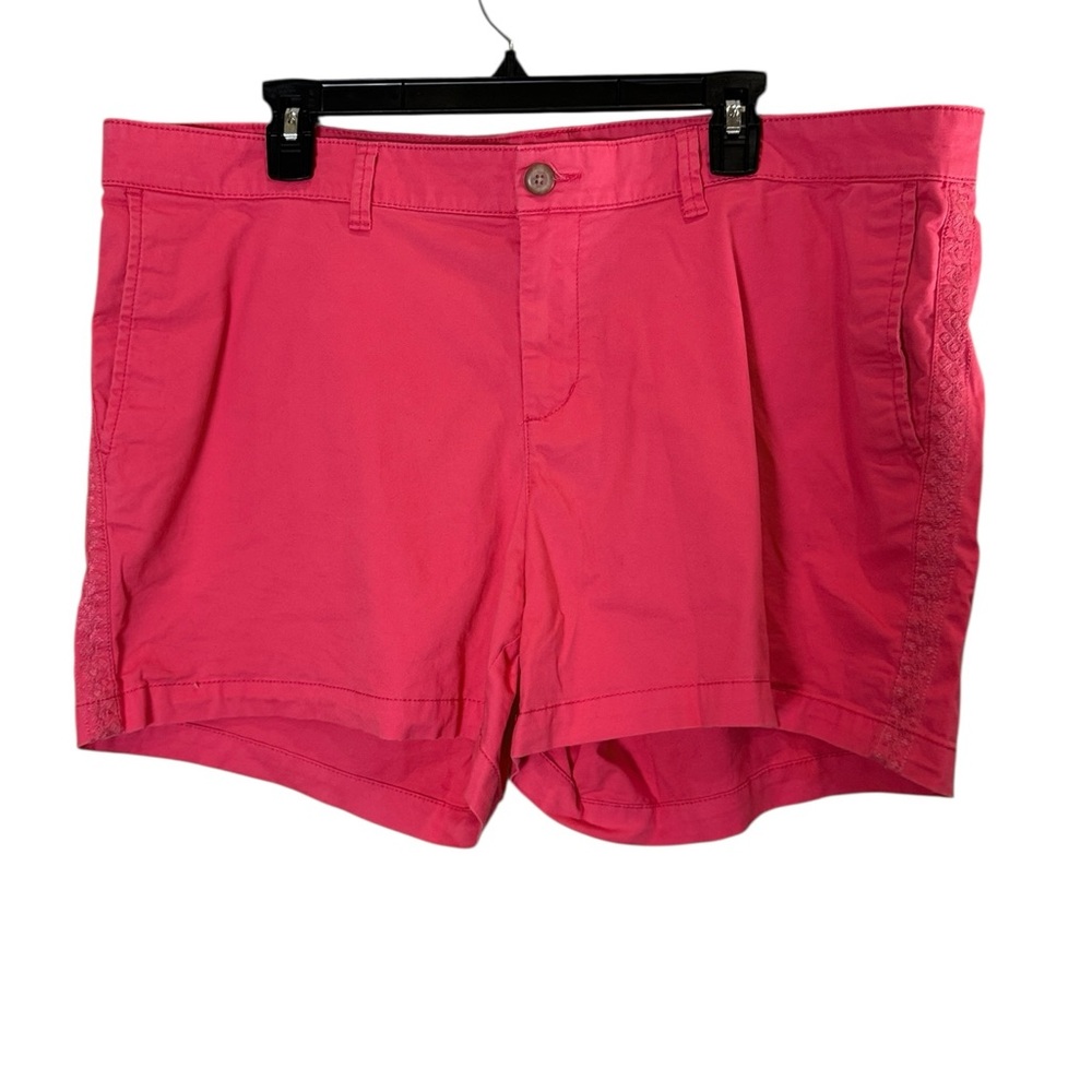 GAP Women's Modest Pink Cotton Blend Classic Style Shorts  Sz 18
